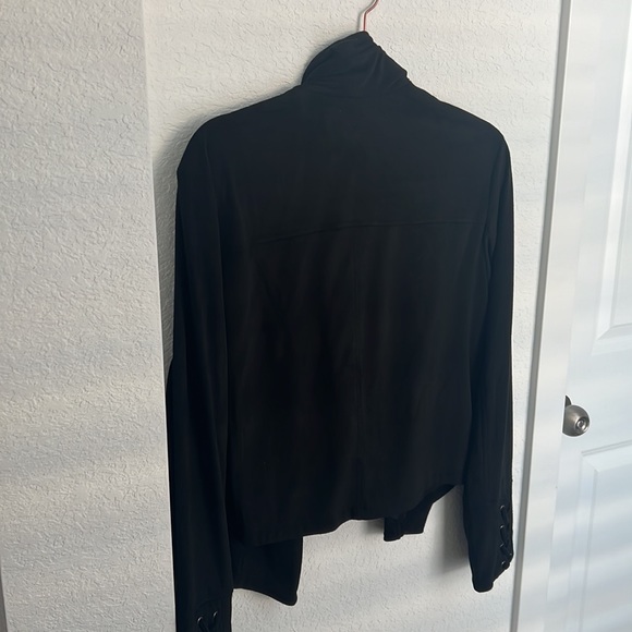 NWOT JACK BY BB DAKOTA Faux Suede Black Jacket - Picture 5 of 6
